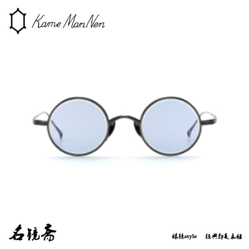 万年龟KameMannen复古纯钛全框多色男女潮流休闲太阳镜墨镜KMN99