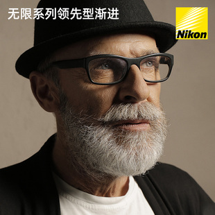 尼康NIKON领先渐进多焦点全视线变色防蓝光镜片1.5 1.74 1.6 1.67