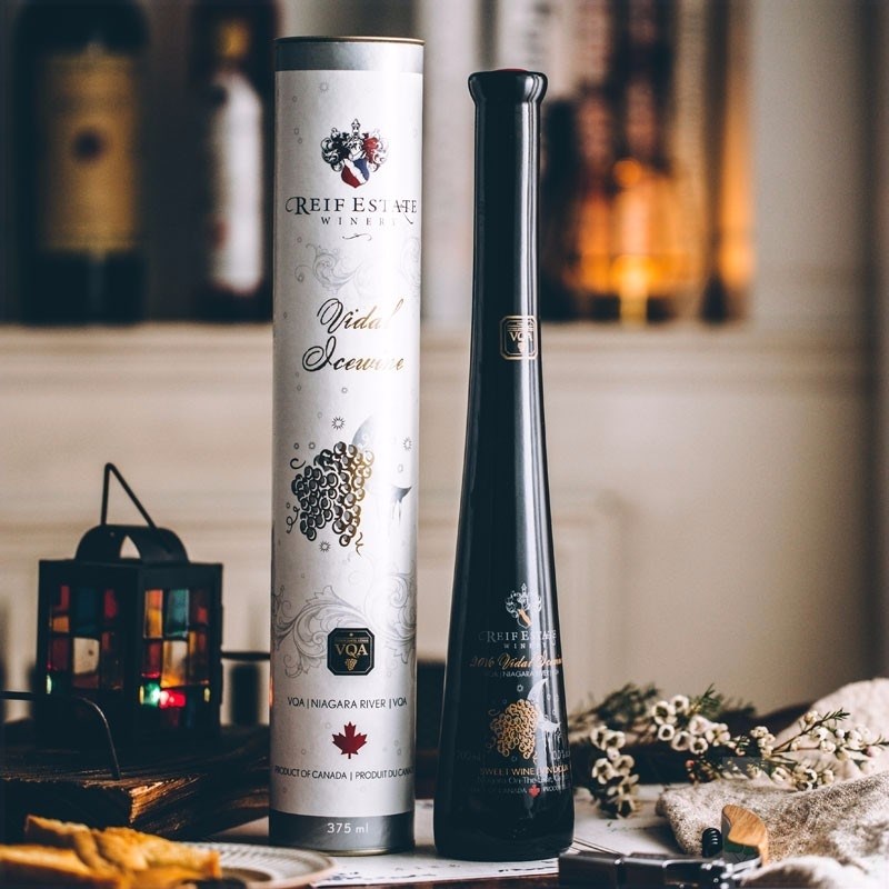 加拿大原瓶进口瑞芙维代尔冰酒甜白冰葡萄酒礼盒装200ml