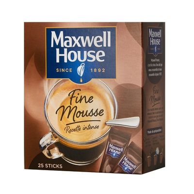 麦斯威尔英国进口速溶慕斯黑咖啡