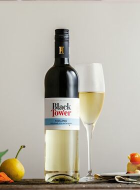 德国Black tower黑塔雷司令Riesling半甜白葡萄酒750ml x6支