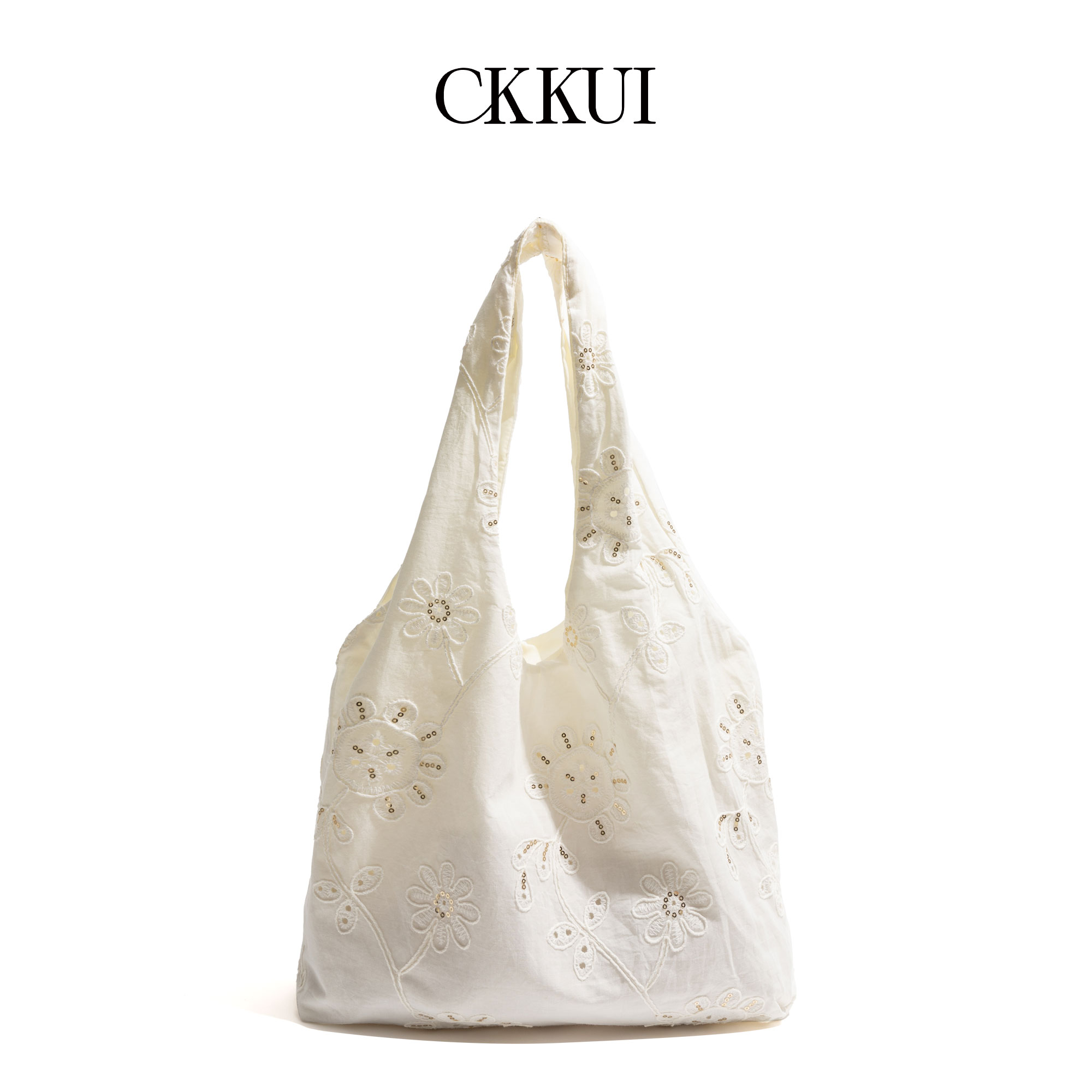 CKKUI2025新款复古民族风亮片包