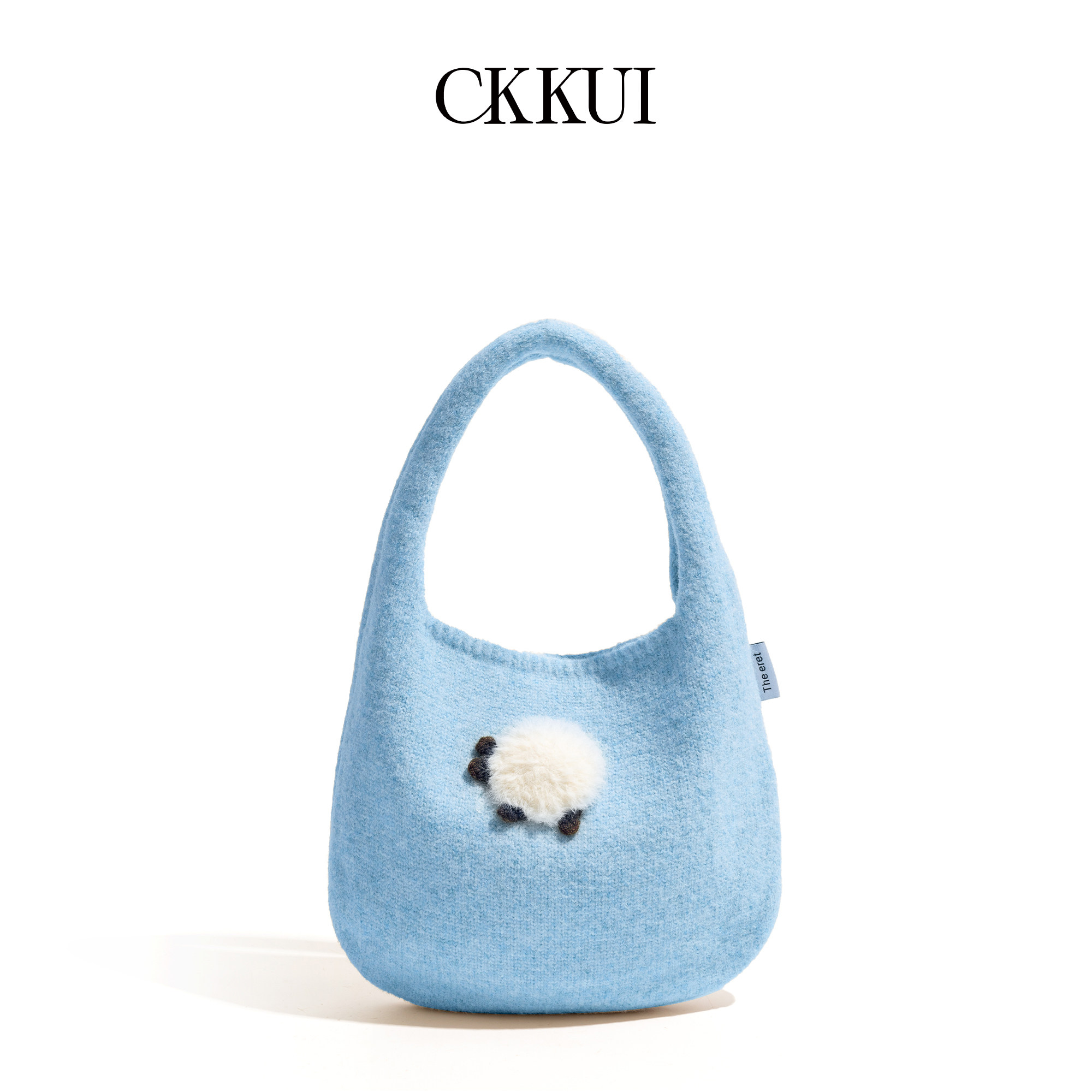 CKKUI 韩系小清新毛线编织包包2025冬季多巴胺针织包手提包手拎包,箱包皮具/热销女包/男包,托特包,淘宝优惠券,粉丝福利购,淘宝优惠卷