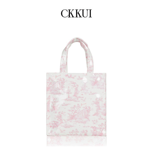 CKKUI轻奢高级感帆布粉色包包