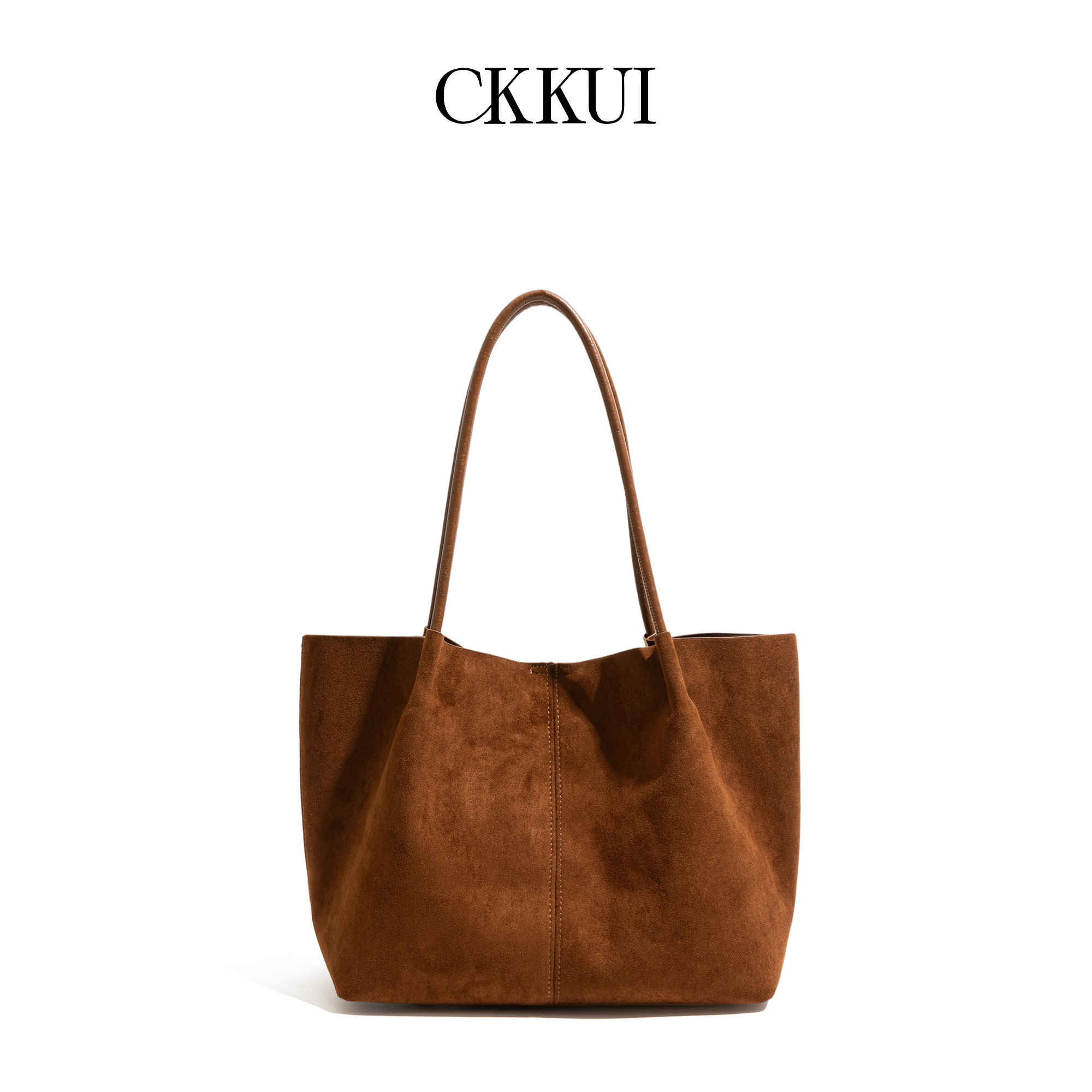 CKKUI秋季慵懒麂皮绒面女包