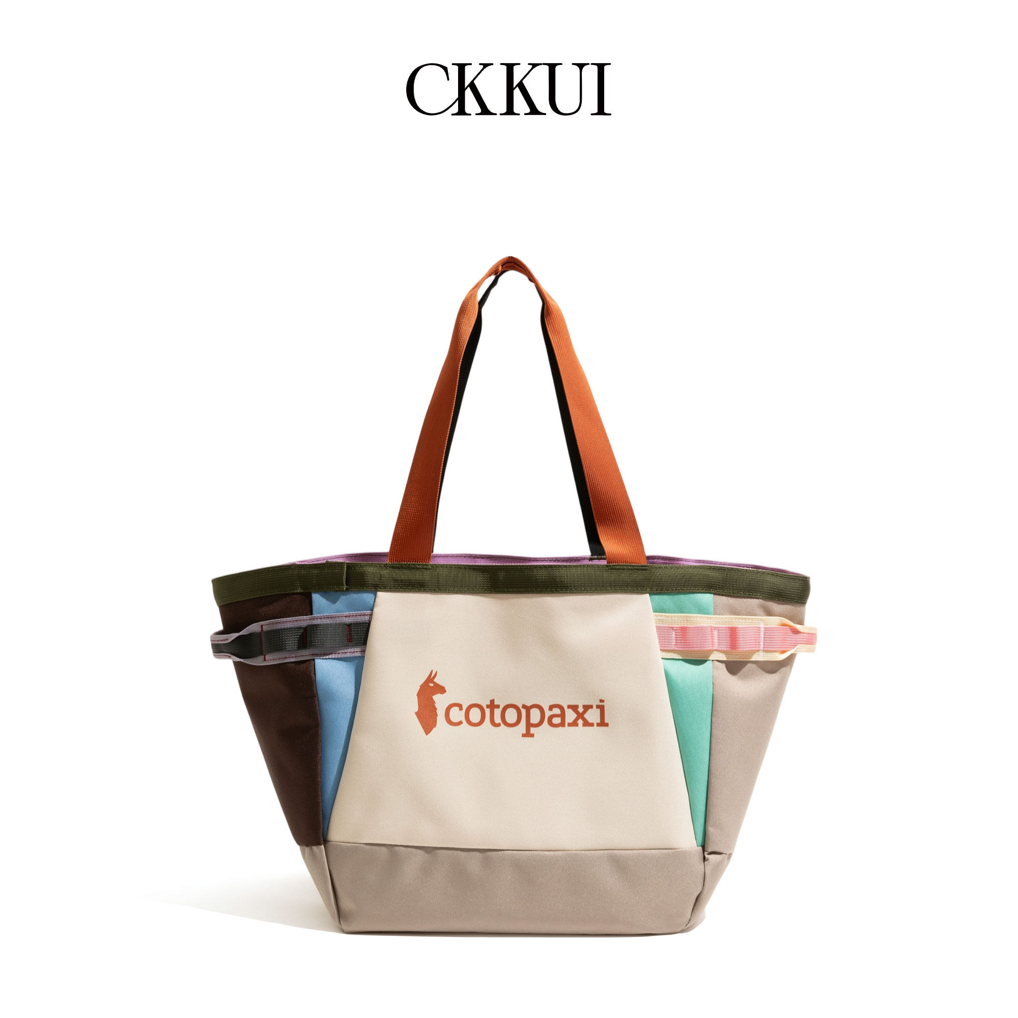 CKKUI 复古拼色羊驼包包2025新款轻便手提包户外旅行包单肩托特包,运动包/户外包/配件,挎包/拎包/休闲包,淘宝优惠券,粉丝福利购,淘宝优惠卷