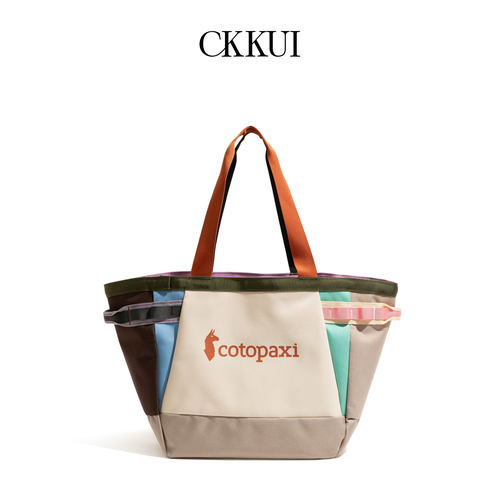 CKKUI复古拼色羊驼包包2025新款