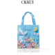 CKKUI英伦风欧美购物袋PVC果冻包2025新款 手提包大容量单肩托特包