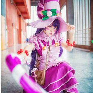 游戏COSPLAY服装女英雄联盟LOL璐璐COS服饰露露仙灵女巫裙子衣服