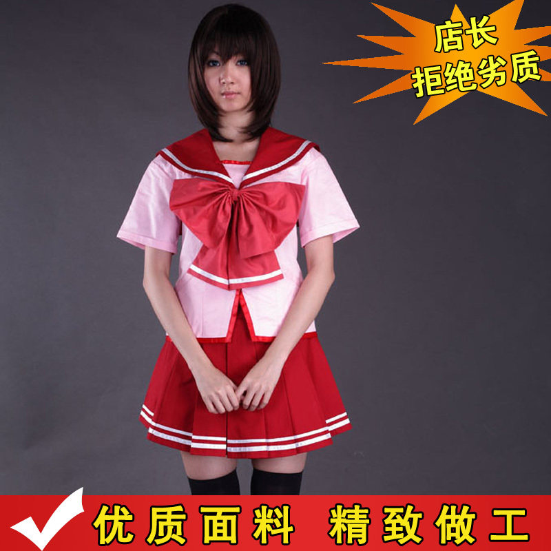 To heart动漫学校COS衣服定做夏装校服水手服制服COSPLAY女装现货