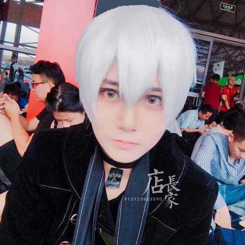 尼尔机械纪元白色眼罩假毛