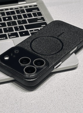 苹果手机壳荔枝纹PC壳 iPhone16ProMax iPhone17 iPhone Air iPhone17 Pro iPhone 17 Pro Max无线充新款壳