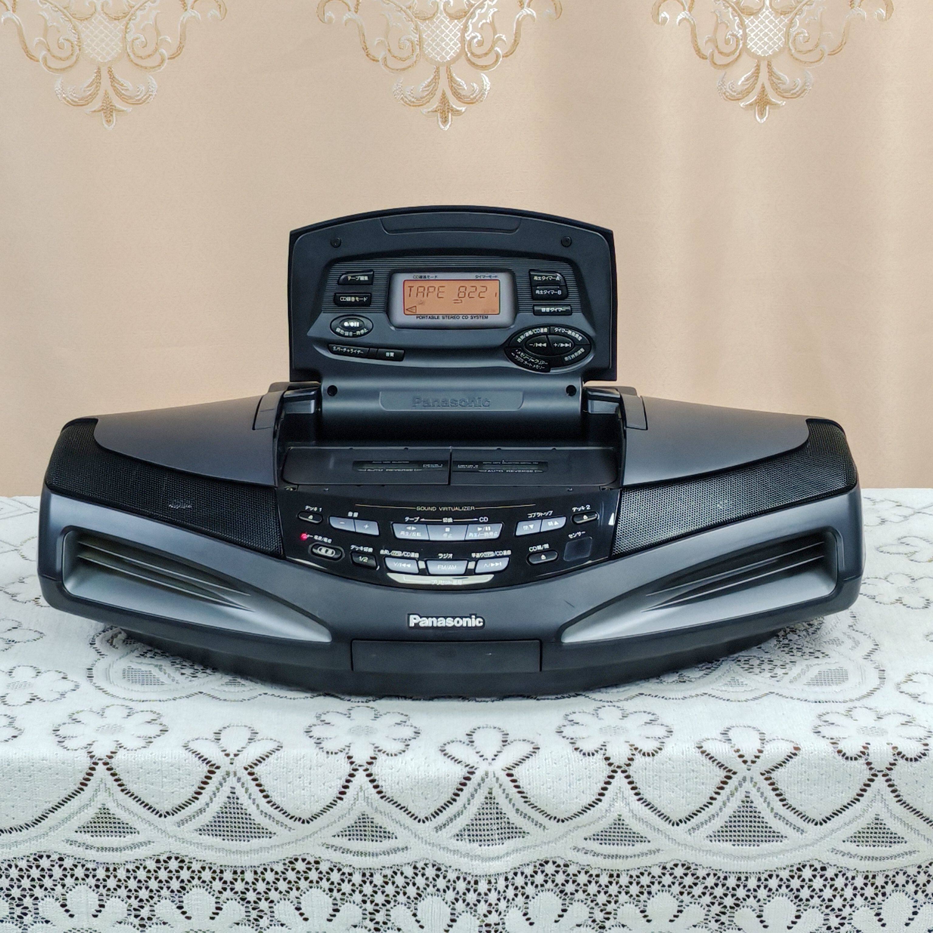 原装进口二手 松下/panasonic RX-ED77眼镜蛇桌面多功能组合音响