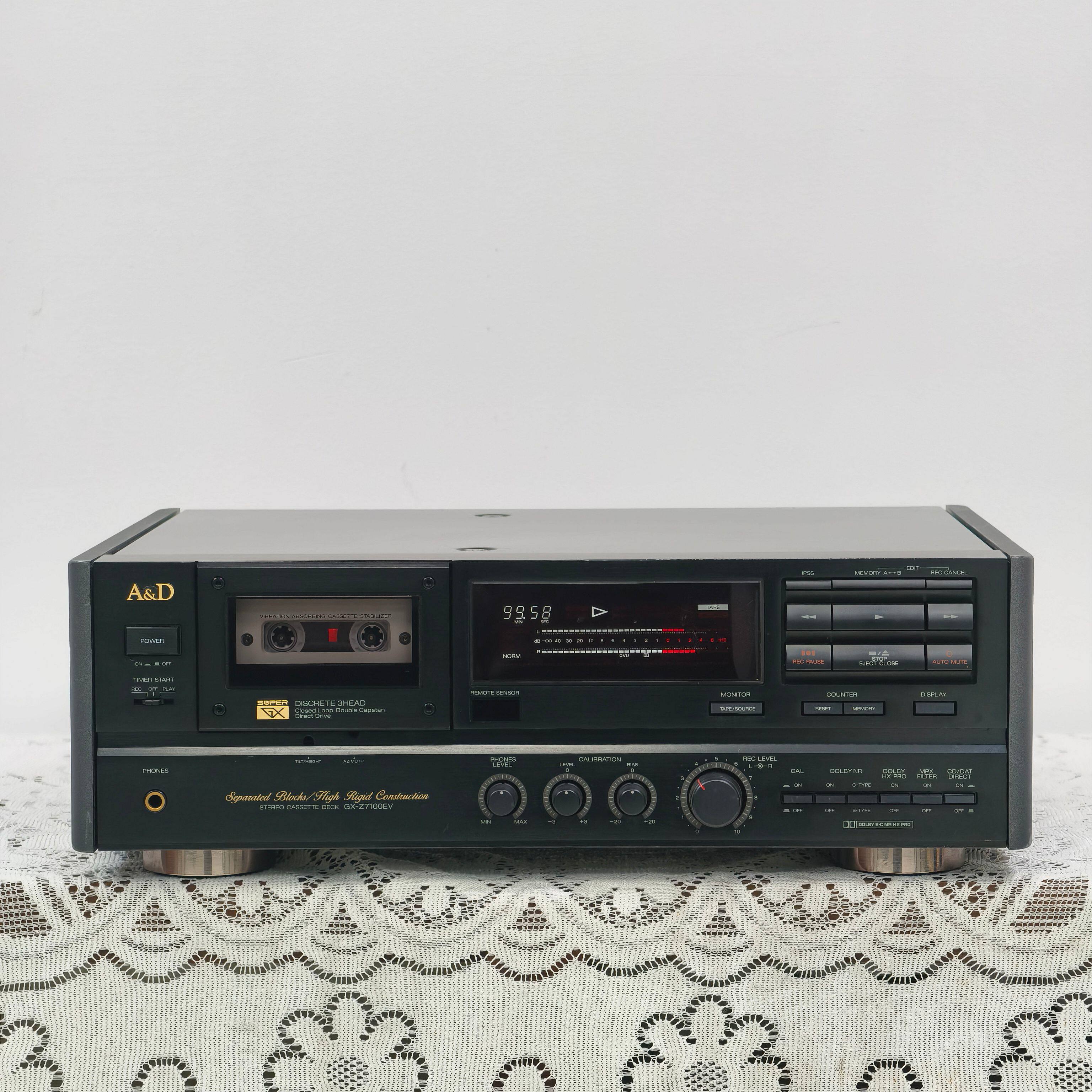 原装二手雅佳 /AKAI GX Z7100 EV 三磁头专业卡录放卡座磁带机