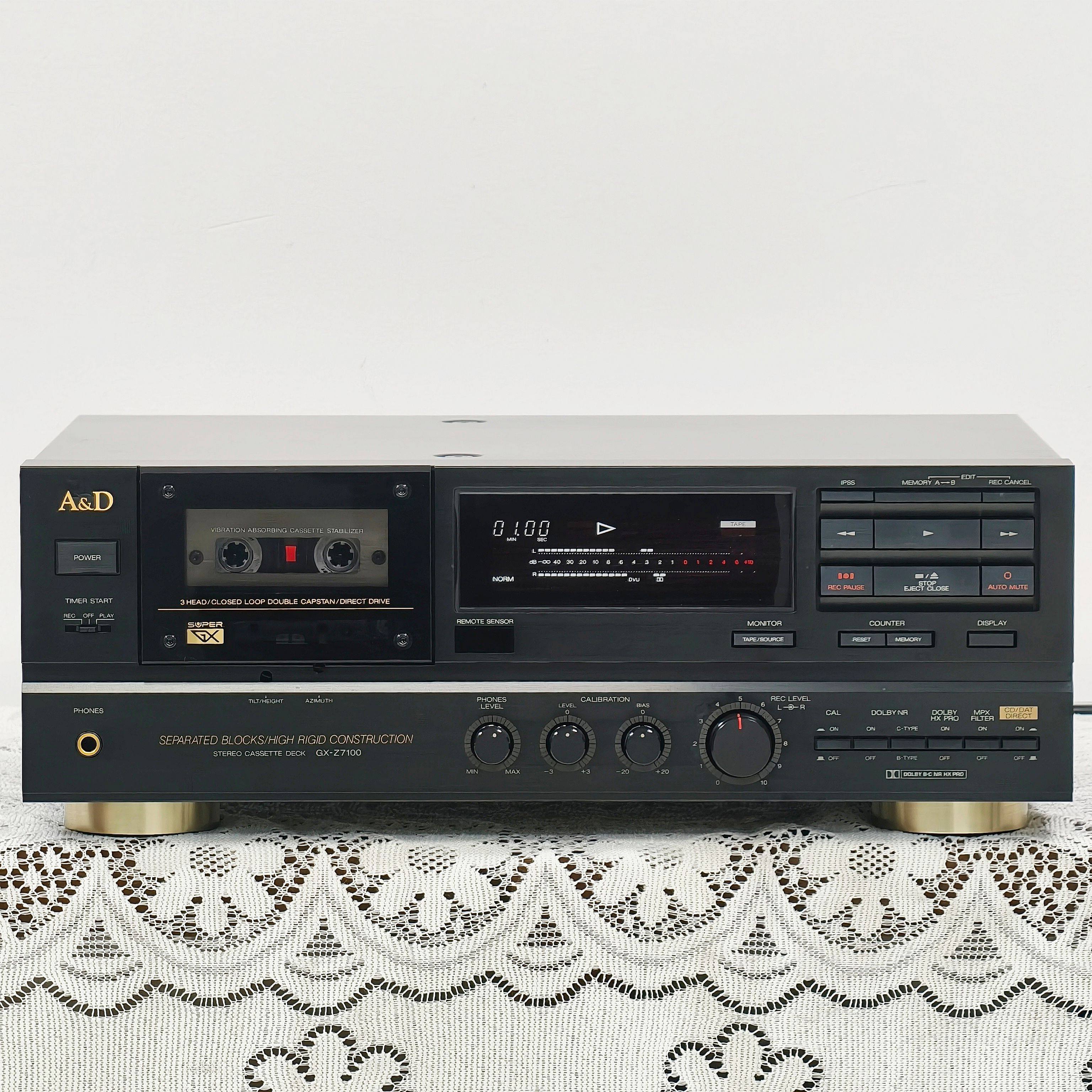 原装进口二手音响 雅佳/AKAI GX-7100 三磁头录放卡座磁带播放机