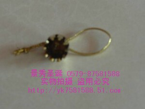 通用型（10厘米以下）圣诞节电镀球上配件 球帽球扣 #6987