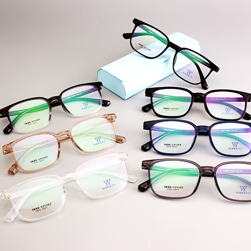 男女款方形同款tr90超轻眼镜