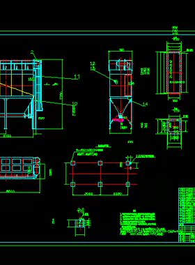PPCS64-5气箱脉冲袋式除尘器图纸