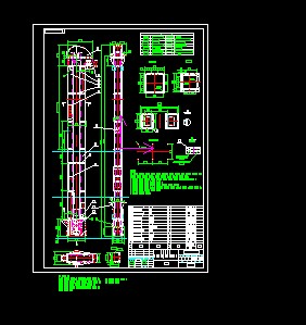 TDTG6033ͼ斗式提升机全套图纸ֽcaxa2007