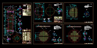 折流板换热器设计及代画CAD图纸计算精品店长推荐包邮新款正品