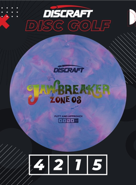 JAWBREAKER ZONE OS进口户外亲子成人掷准比赛高尔夫飞盘PDGA认证