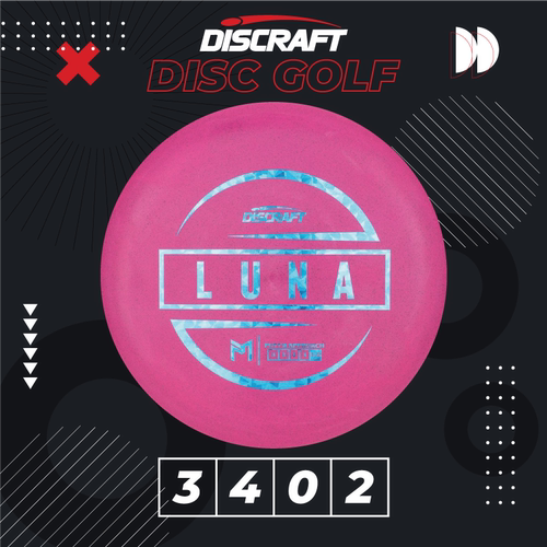 DISCRAFT保罗系列进口户外掷准比赛LUNA专业高尔夫飞盘PDGA认证 - 封面