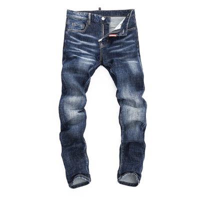 D Jeans Skinny Ripped Jeans 美式高街基础款修身男裤牛仔裤子