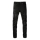 jeans pants torn AMR MX12高街破洞黑色牛仔裤 子