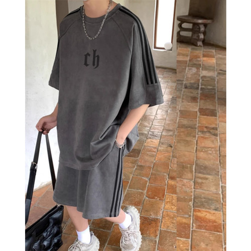 运动休闲套装男夏季少年感