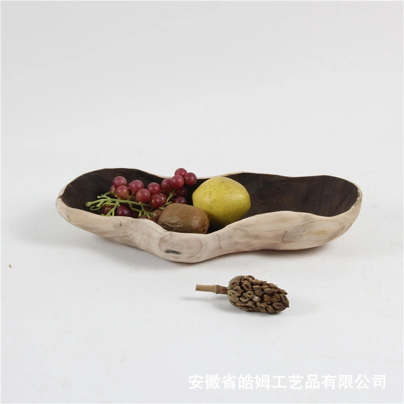 原创手工制作烧桐木复古工艺托盘摆件田园温馨家居民宿酒店装饰品