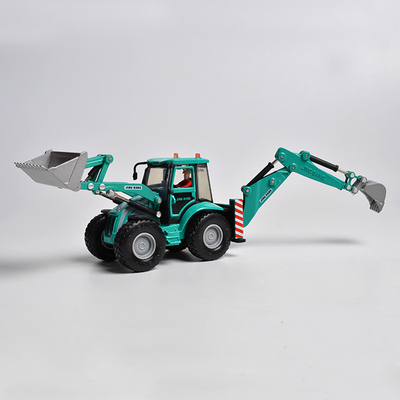 合金挖掘机双头工程车玩具双向铲车挖土机模型两头忙金属儿童