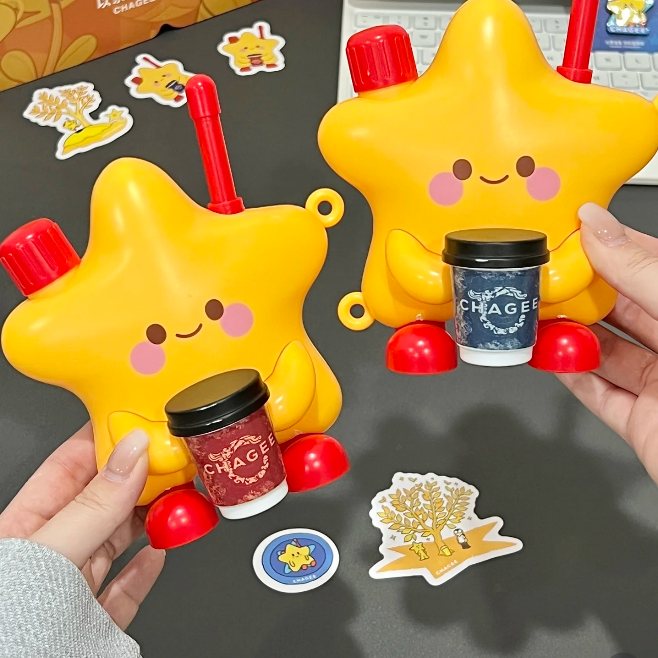 正品福建限定霸王茶姬星朋友系列交友对讲机生日礼物