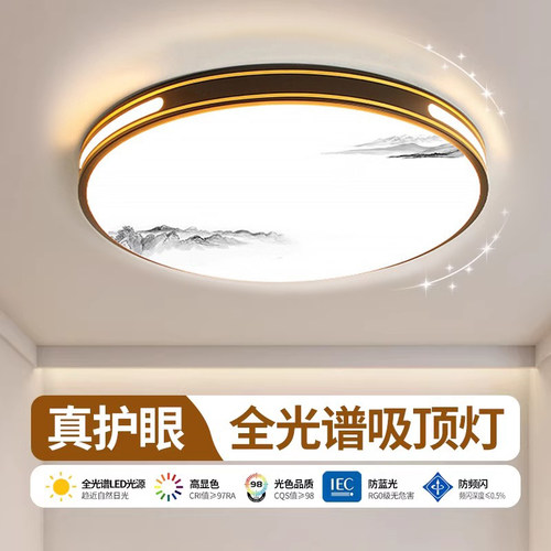 主卧室吸顶灯客厅房间吊灯具大全2026新款现代简约大气广东中山