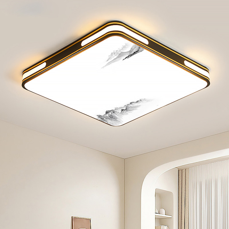 超亮吸顶灯主卧室儿童房间全光谱阳台客厅吊灯具现代简约大气中山