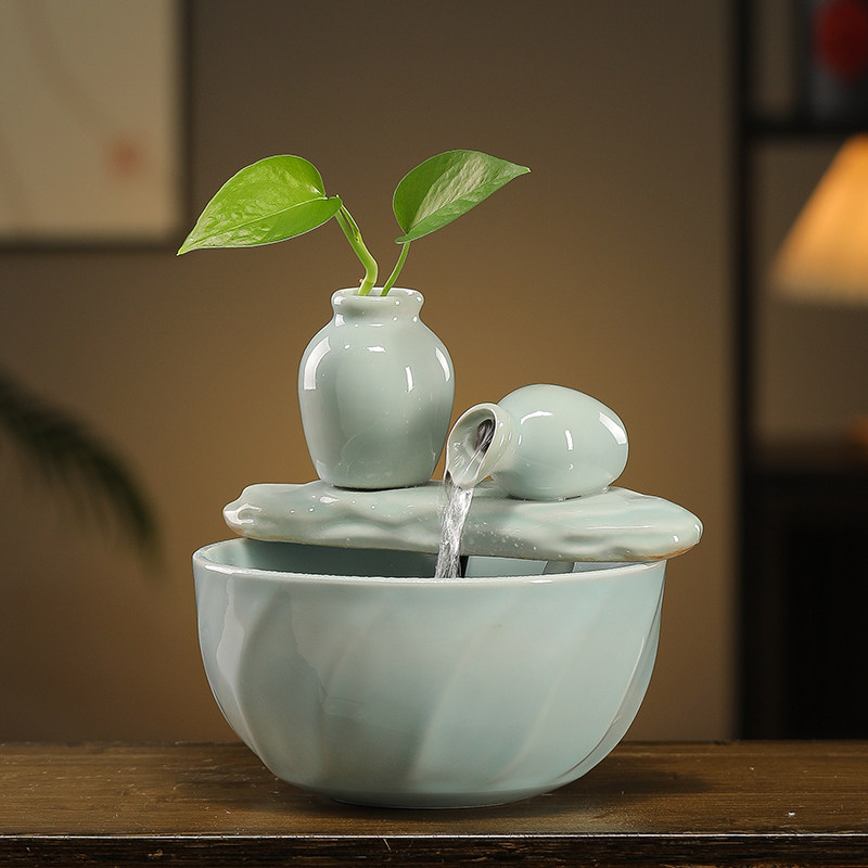 不插电流水摆件USB充电流水桌面摆件招财摆件风水摆件不插电流水,家居饰品,流水摆件,淘宝优惠券,粉丝福利购,淘宝优惠卷