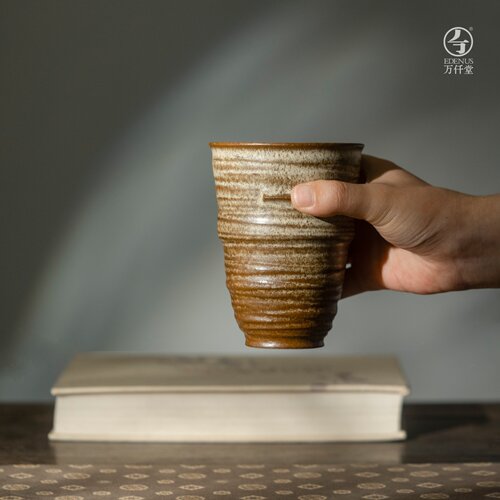 万仟堂古朴风格办公室水杯泡茶杯