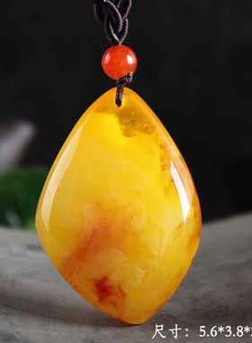 树脂仿蜜蜡棉麻绳男女通用民族风