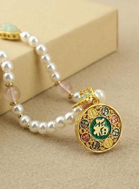 旗袍高级配饰新中式国风女