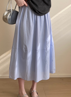 MUUTIS牧缇-手一件26年早春韩系简约百搭自留清新新颖半身裙