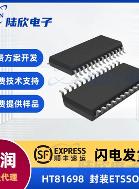 禾润HT81698芯片封装ETSSOP28大功率可任意调整升压值ic单片机