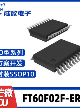 辉芒微电子FT60F02F-ERB SSOP10单片机IO型MCU芯片方案开发