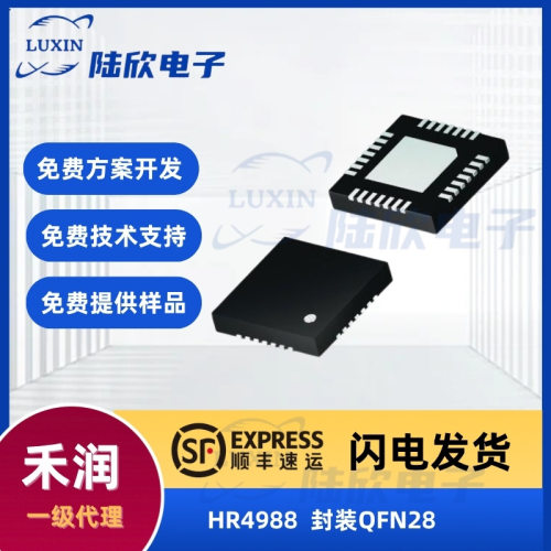 禾润HR4988芯片封装QFN28步进电