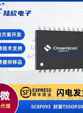 中微SC8F093封装tssop20芯片8位RISC单片机mcu方案开发设计烧录