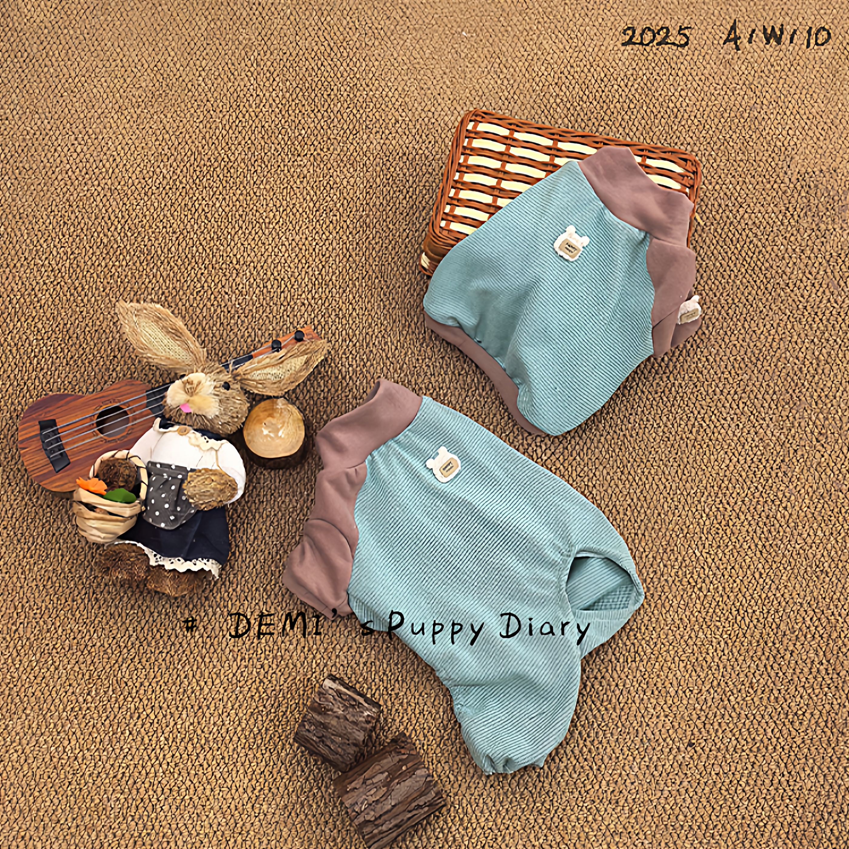 DEMI原创定制宠物德绒打底四脚裤