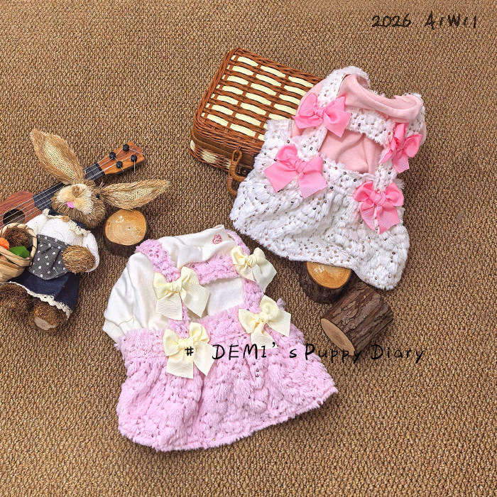 DEMI原创定制宠物公主裙法斗巴哥英斗恶霸粉色亮片仿皮草连身裙冬,宠物/宠物食品及用品,狗宠物服装/雨衣,淘宝优惠券,粉丝福利购,淘宝优惠卷