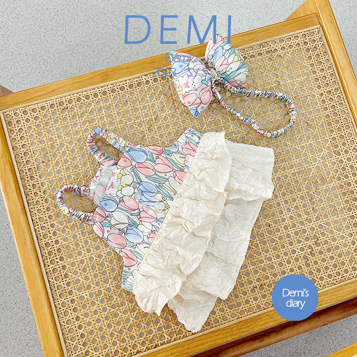 DEMI原创定制宠物公主裙法斗巴哥英斗恶霸马尔济斯纯棉郁金香裙子