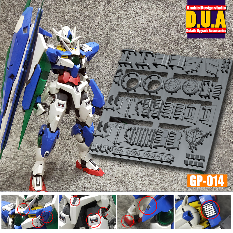 热销ANUBIS阿努比斯MG GNT量子00Q 00高达细节改件补件补品 GP014