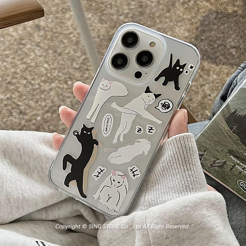 原创ins小众搞怪猫咪14pro手机壳图片