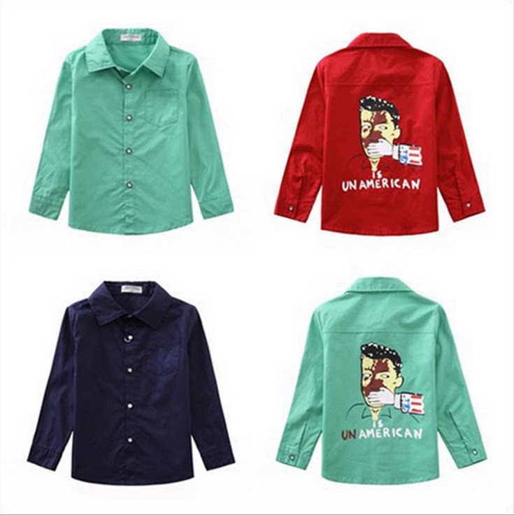 Chemise garcon à manche longue - Ref 2074079 Image 1