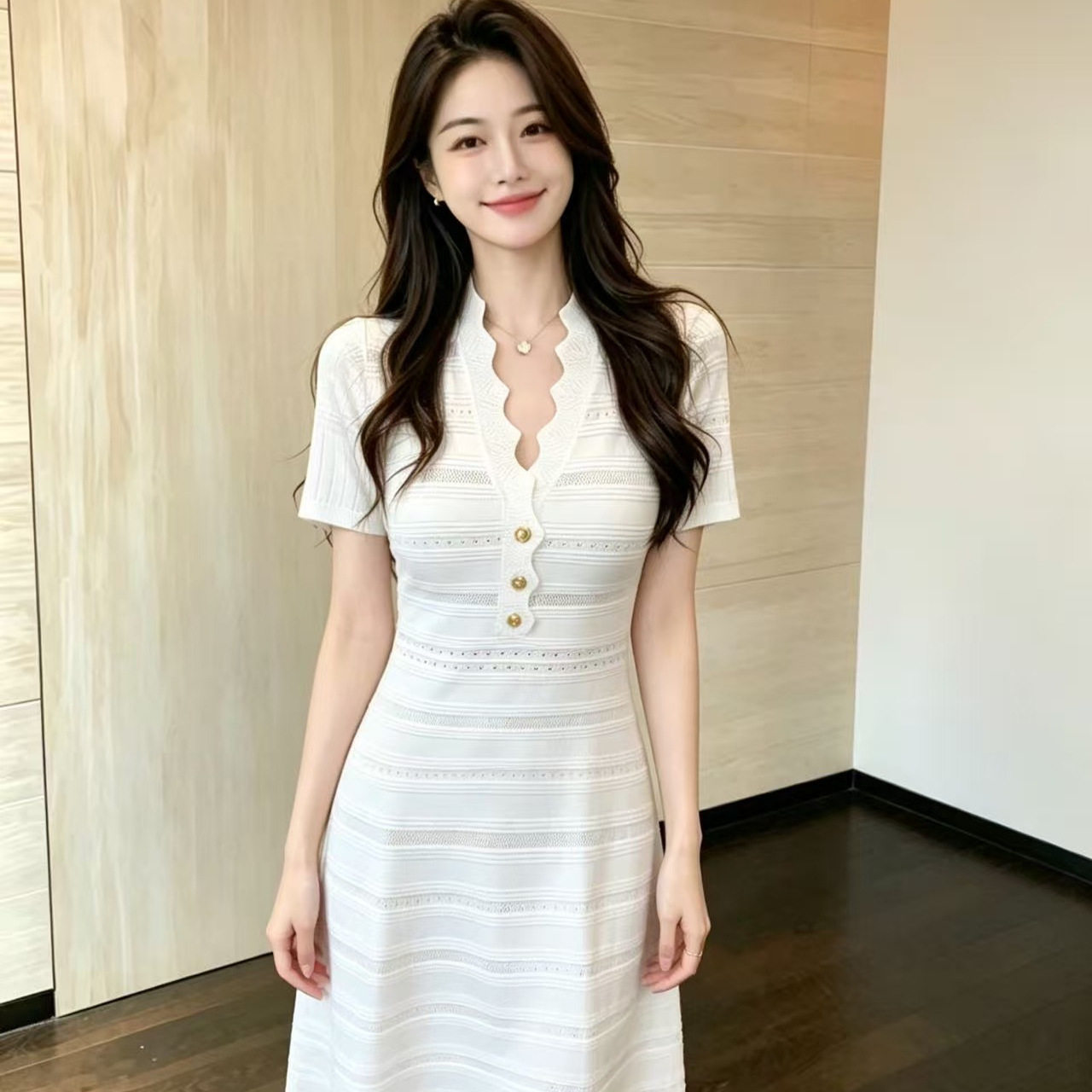 小香风名媛气质高端女神范上流社连衣裙